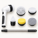 Kit completo da escova elétrica de limpeza 5 em 1